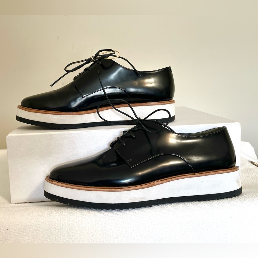 Vince lace up platform shoes